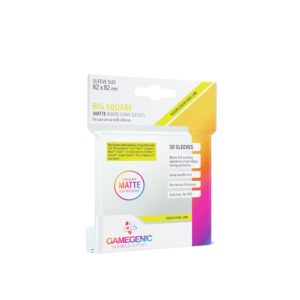 PROTECTORES MATTE BIG SQUARE 82X82MM GAMEGENIC