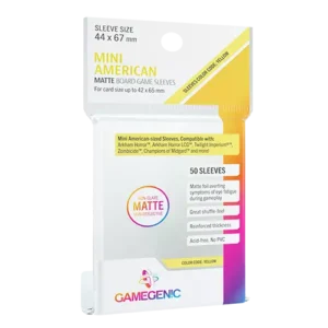PROTECTORES MATTE MINI AMERICAN 42X65MM GAMEGENIC