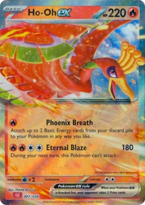 Ho-oh ex Trading Card Game Classic (CL) 007/034 NM (Ingles)