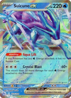 Suicune ex - Trading Card Game Classic NM (Ingles)