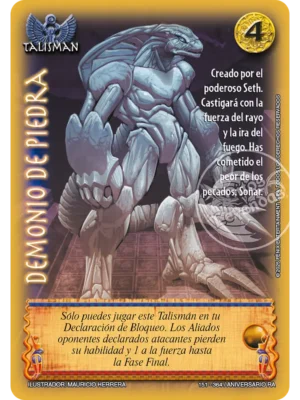 Demonio de piedra (Aniversario de Ra - Real)
