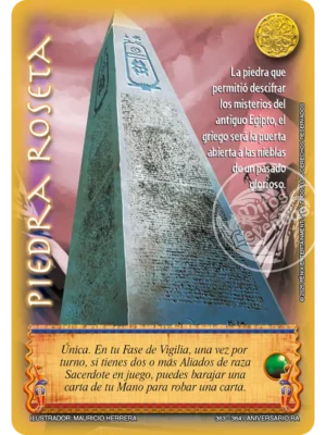Piedra Roseta (Aniversario de Ra - Vasalla)