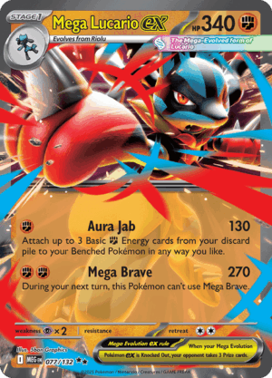 Mega Lucario ex - 077/132