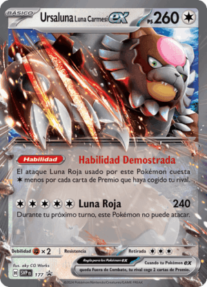 Bloodmoon Ursaluna ex  177 Promo
