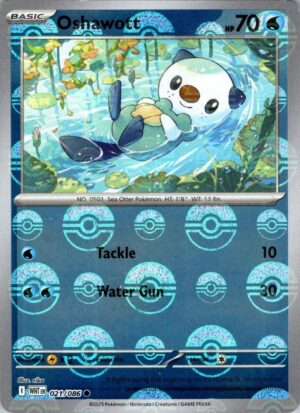 Oshawott 021/086 (Poke Ball)