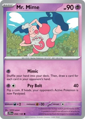 Mr. Mime 058/15