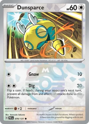 Dunsparce 079/131 (Master Ball Pattern)