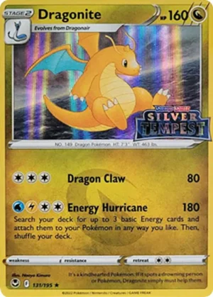 Dragonite 131/195 (Silver Tempest Stamped)