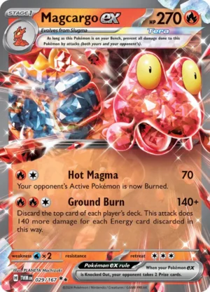 Magcargo ex 029/167