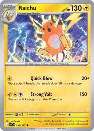Raichu 056/217