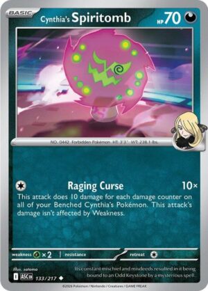 Cynthia's Spiritomb 133/217