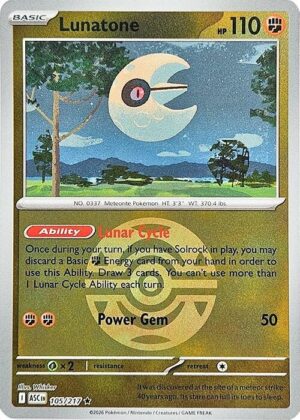 Lunatone 105/217 (Dusk Ball)