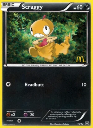 Scraggy 10/12 (McDonald's Promos: 2012 Collection)