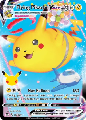 Flying Pikachu VMAX 007/025 (Celebrations: 25th Anniversary)
