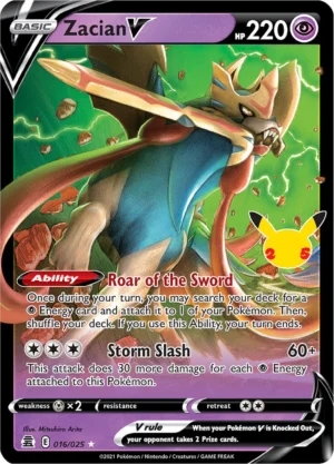 Zacian V 016/025 (Celebrations: 25th Anniversary)