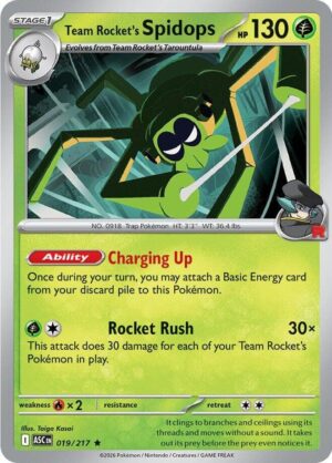 Team Rocket's Spidops 019/217