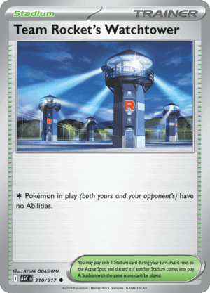 Team Rocket's Watchtower 210/217