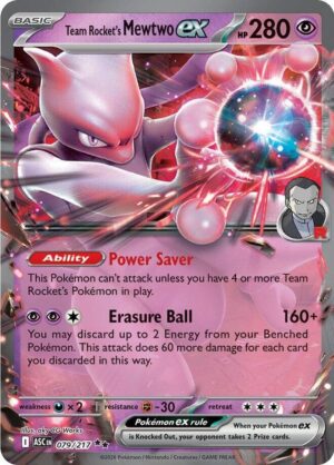 Team Rocket's Mewtwo ex 079/217