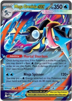 Mega Greninja Ex 022/086