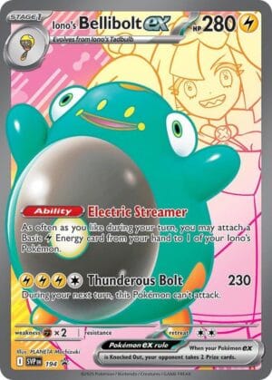 Iono's Bellibolt ex 194 Promo