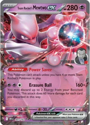 Team Rocket's Mewtwo ex 081/182