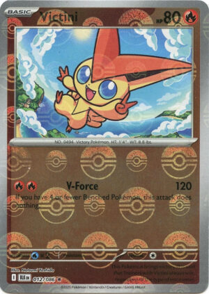 Victini 012/086 (Pokeball Pattern)