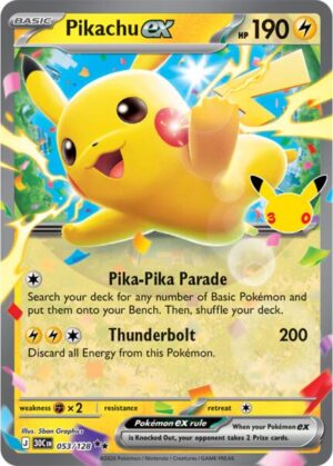 Pikachu ex 053/128